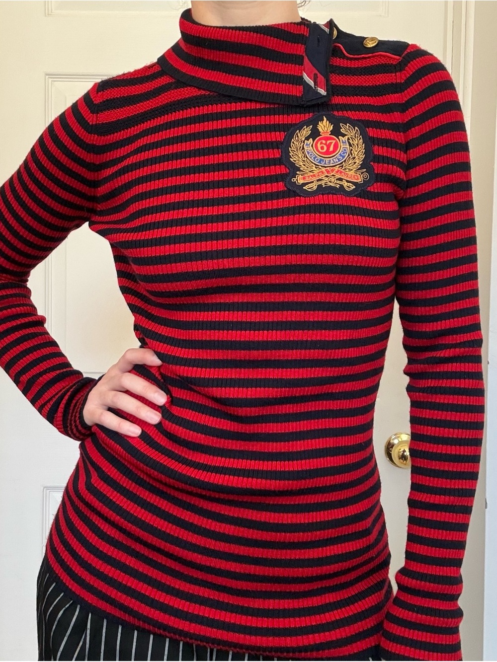 Polo Ralph Lauren merino wool striped sweater